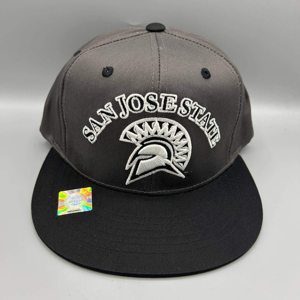 Vintage San Jose State Spartans Hat Men Gray NCAA‎ Eclipse Snap Back Cap New